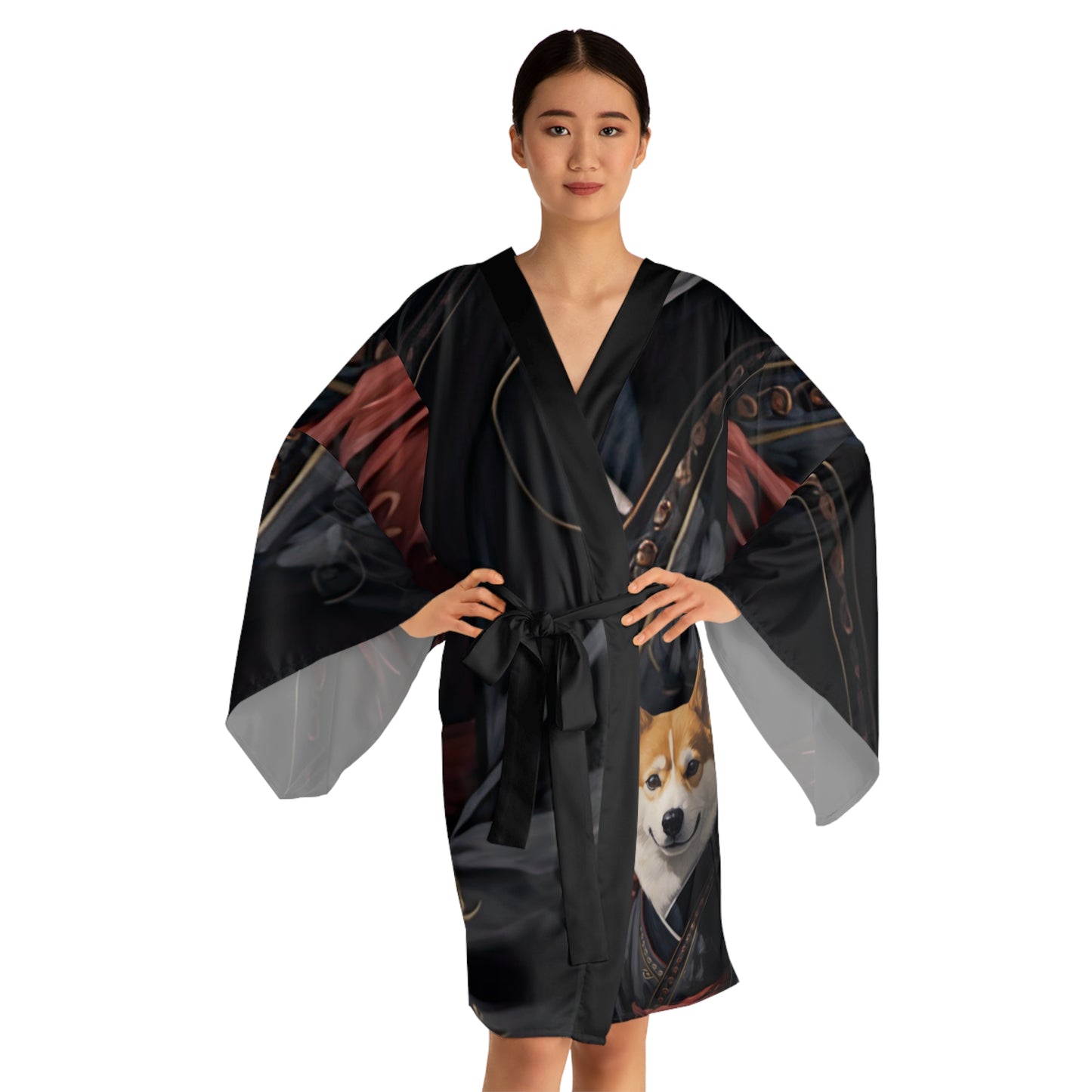 Ninja Corgi Kimono Robe