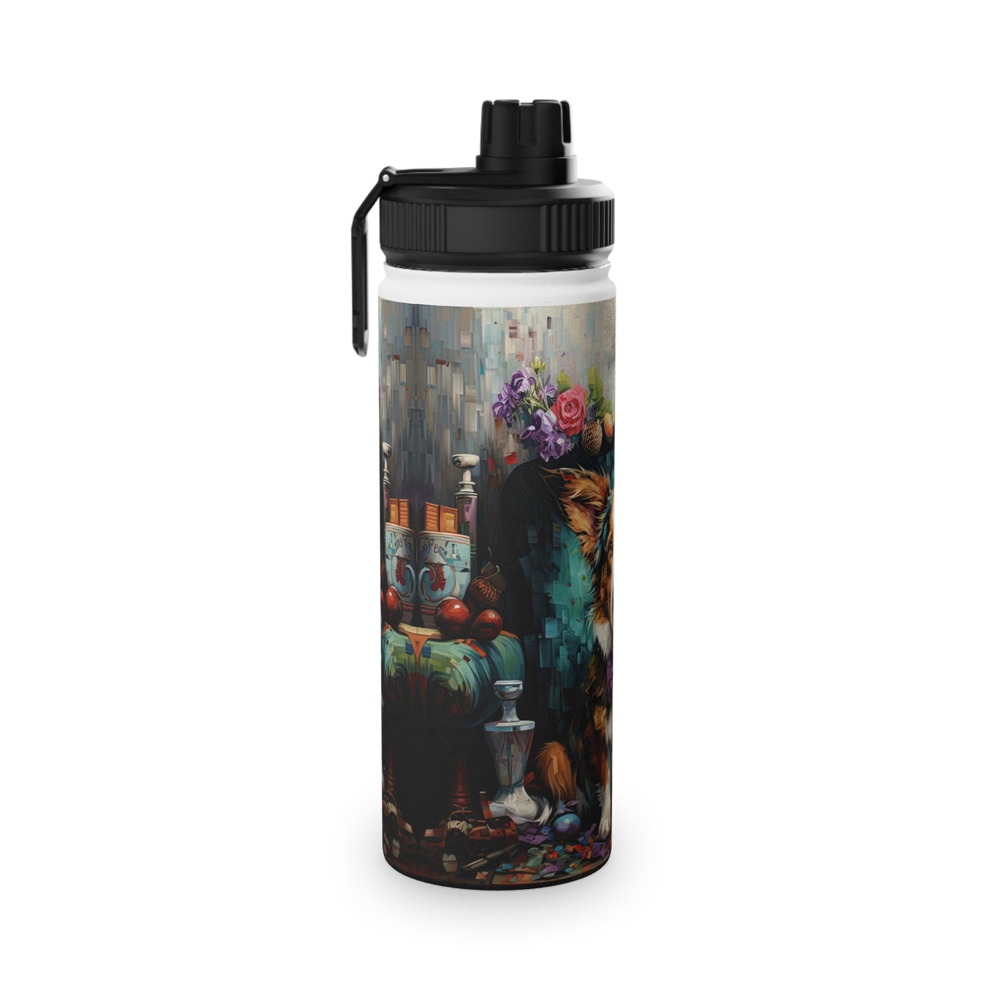 Formal Corgi - Water Bottle with Sport Lid