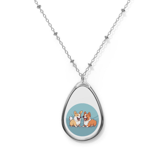 Corgi Couple - Necklace