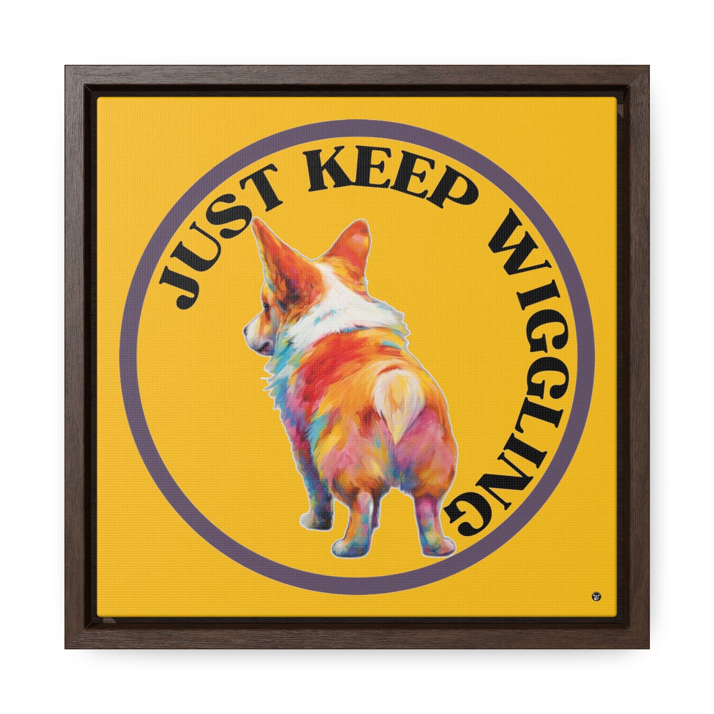 Just Keep Wiggling - Framed on Canvas