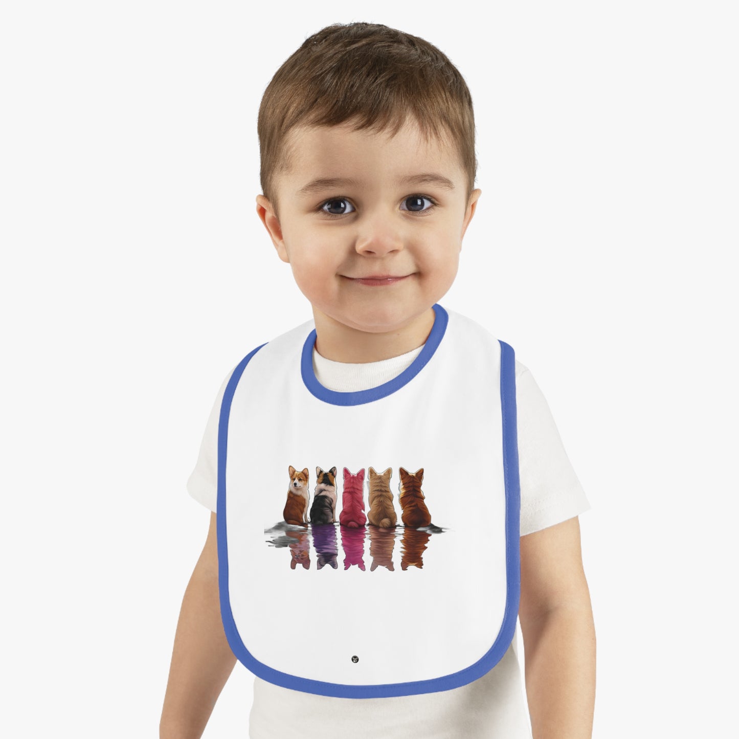 Corgi Reflection - Baby Bib