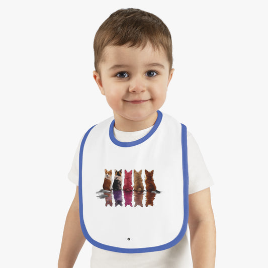 Corgi Reflection - Baby Bib