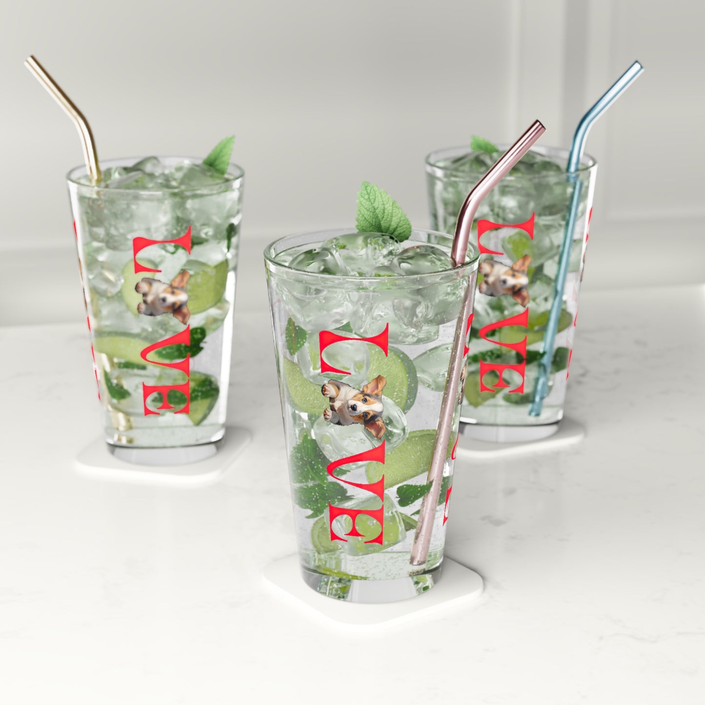 LOVE - Pint Glass