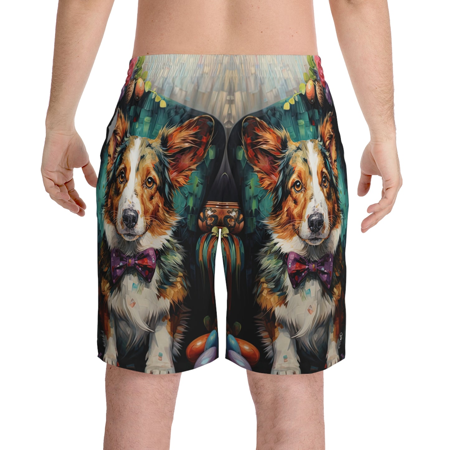 Formal Corgi Board Shorts