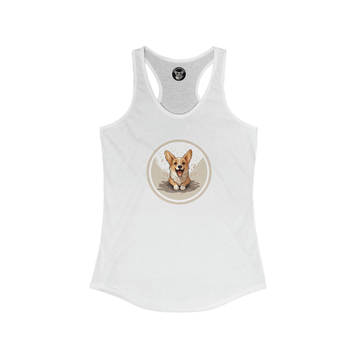Corgi Cuteness - Racerback Tank