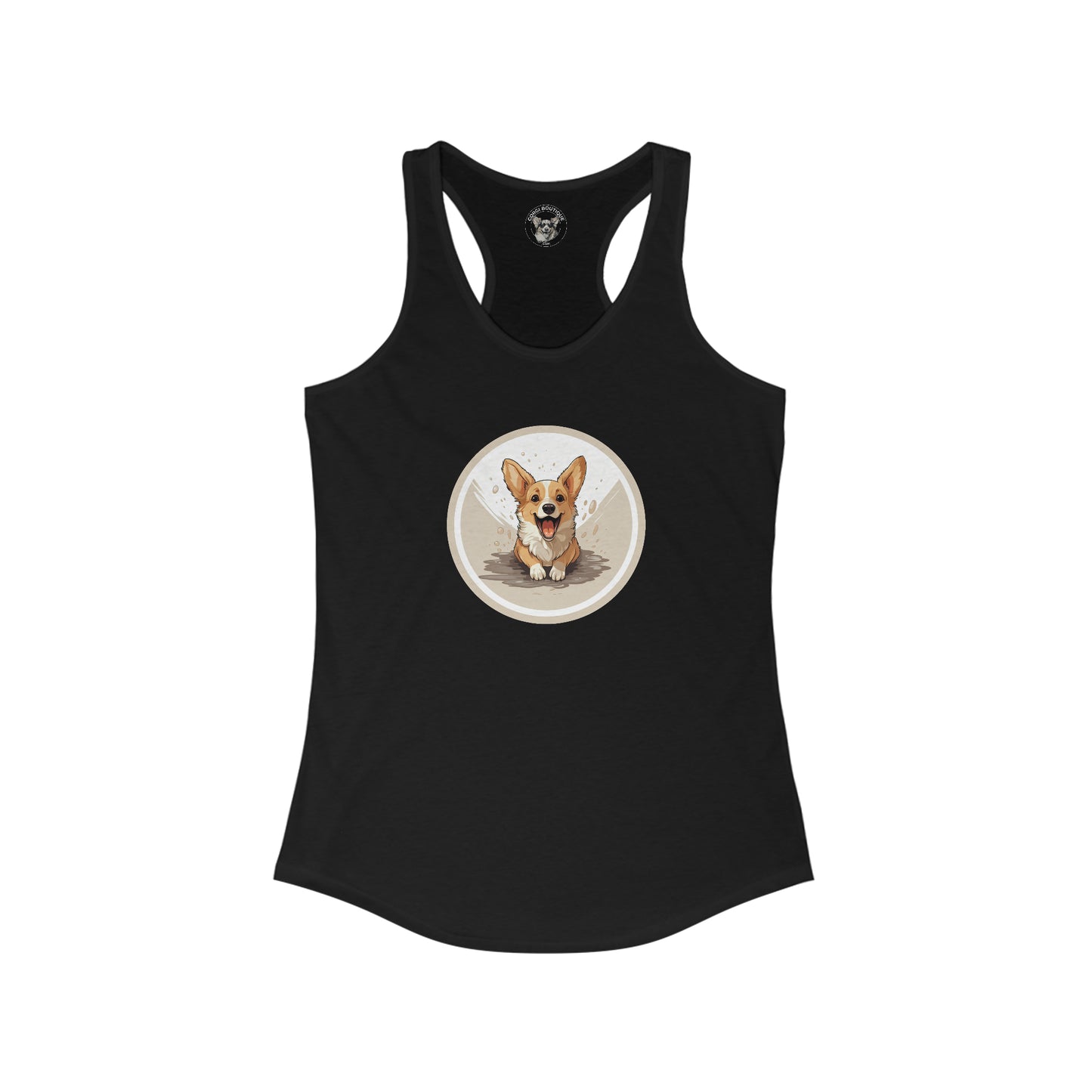 Corgi Cuteness - Racerback Tank