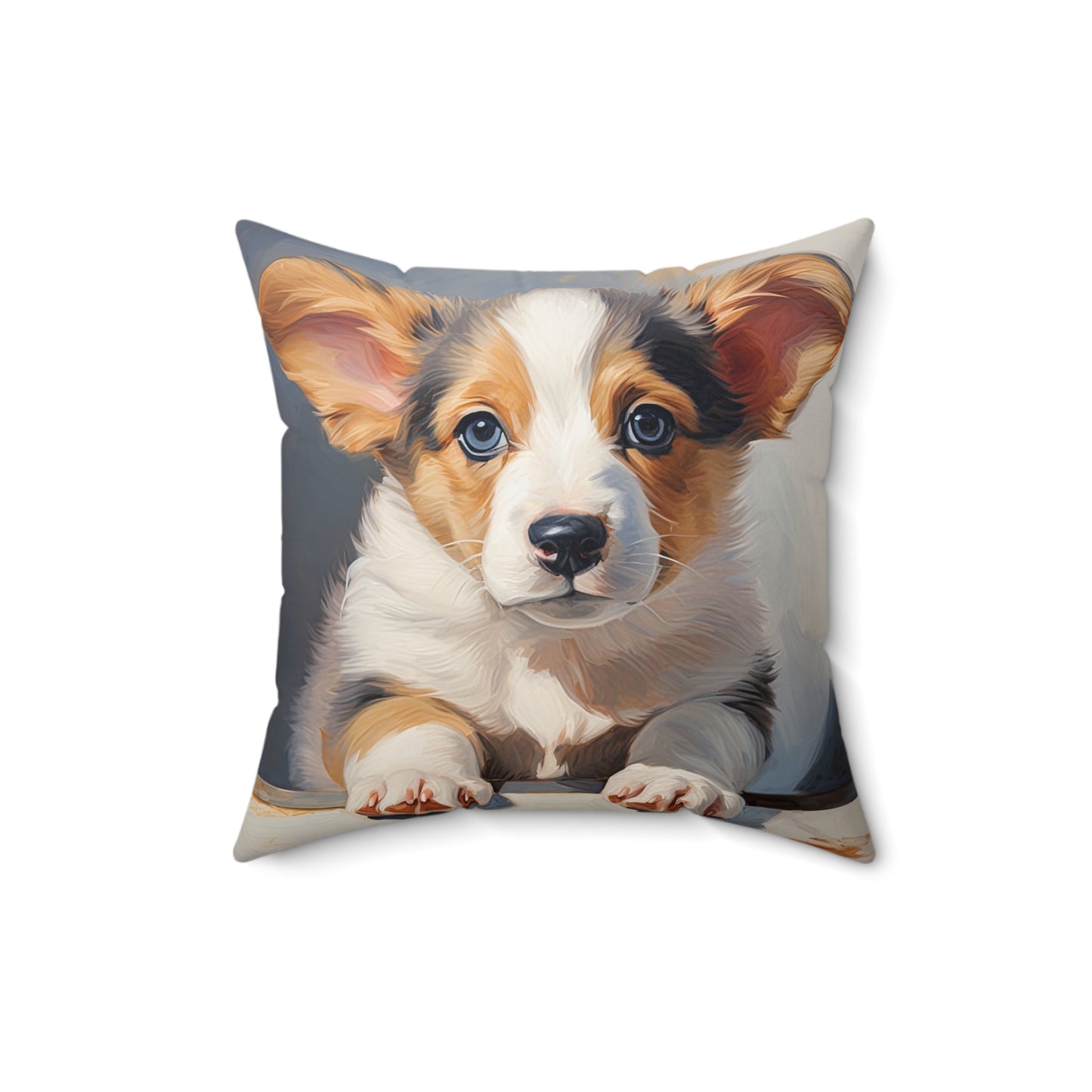 Puppy Poprtrait - Throw Pillow