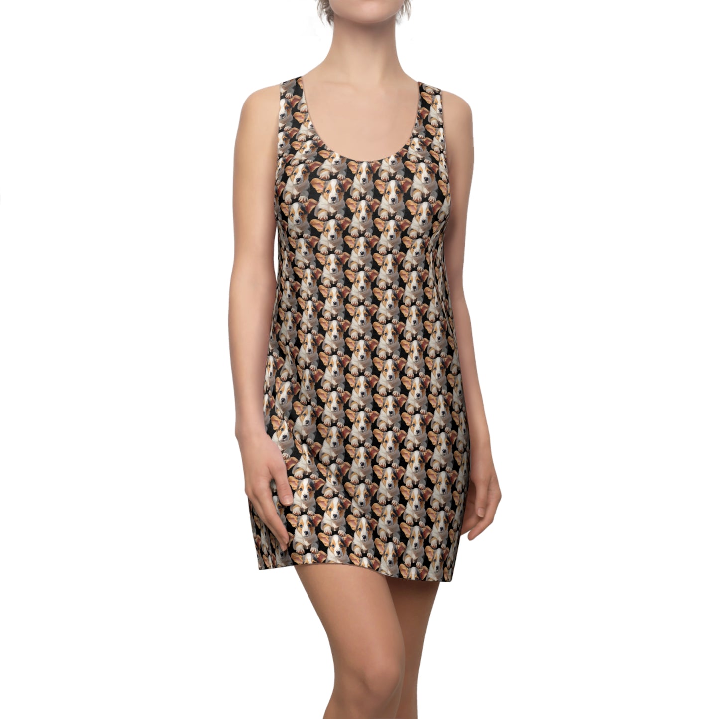 Puppy Portrait - Racerback Dress