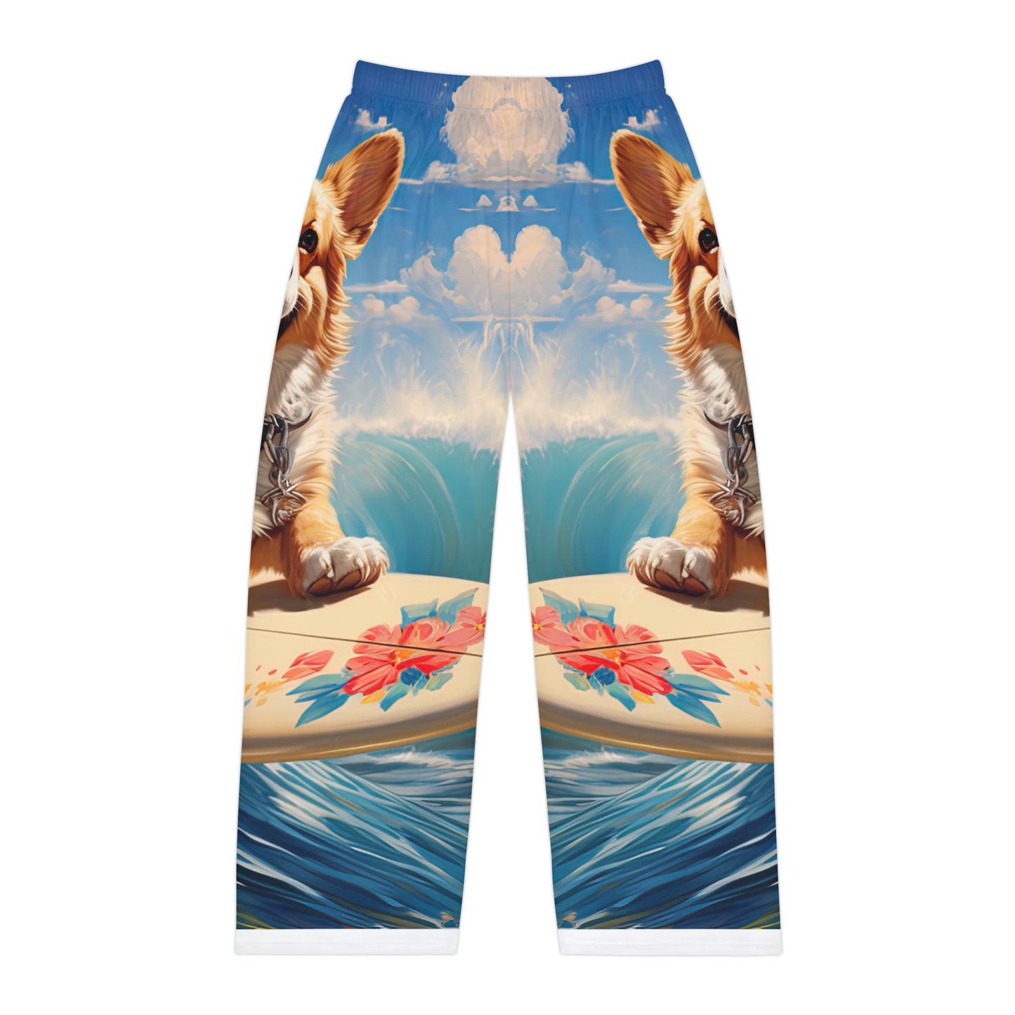 Cowabunga Corgi - Men's Pajama Pants