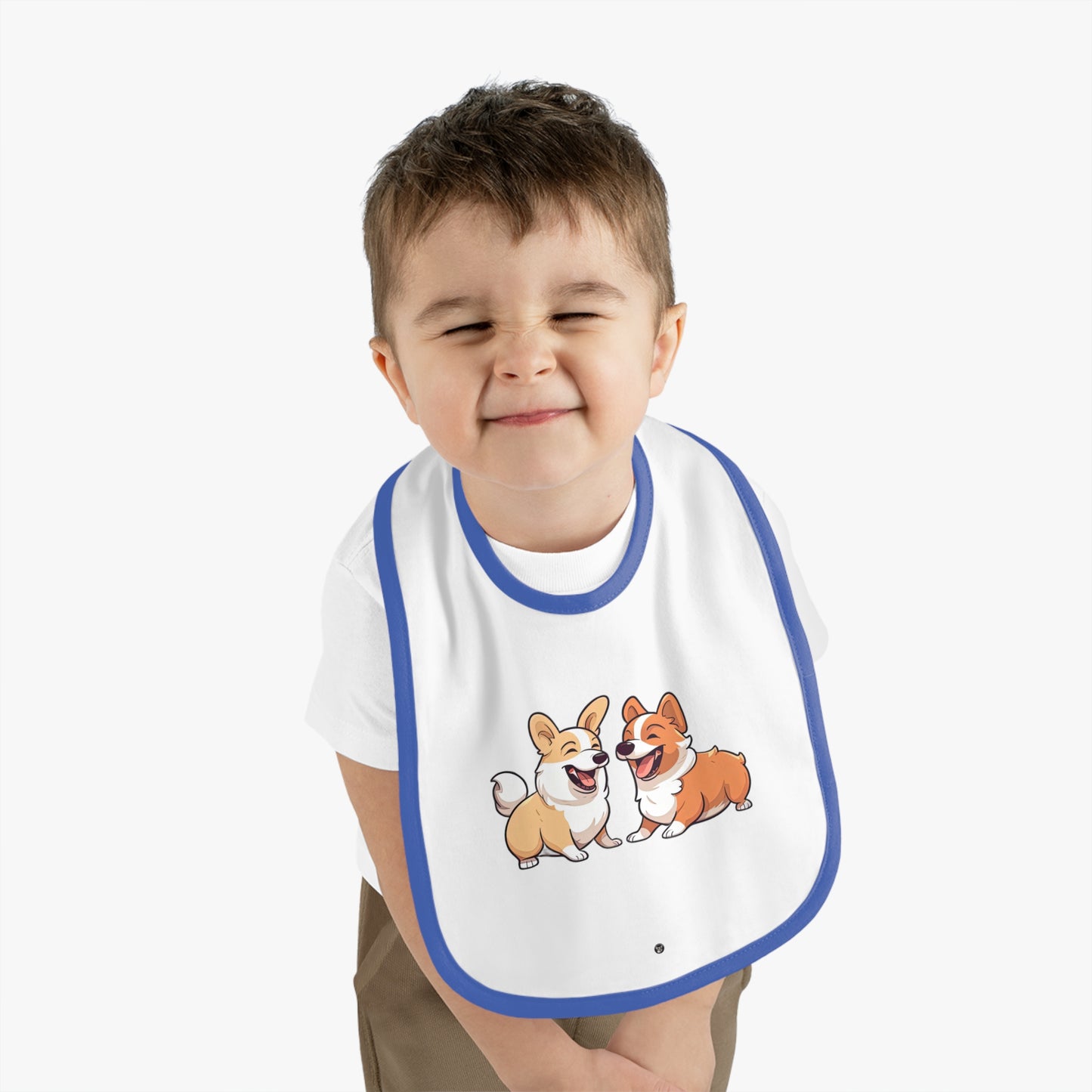 Corgi Couple - Baby Bib