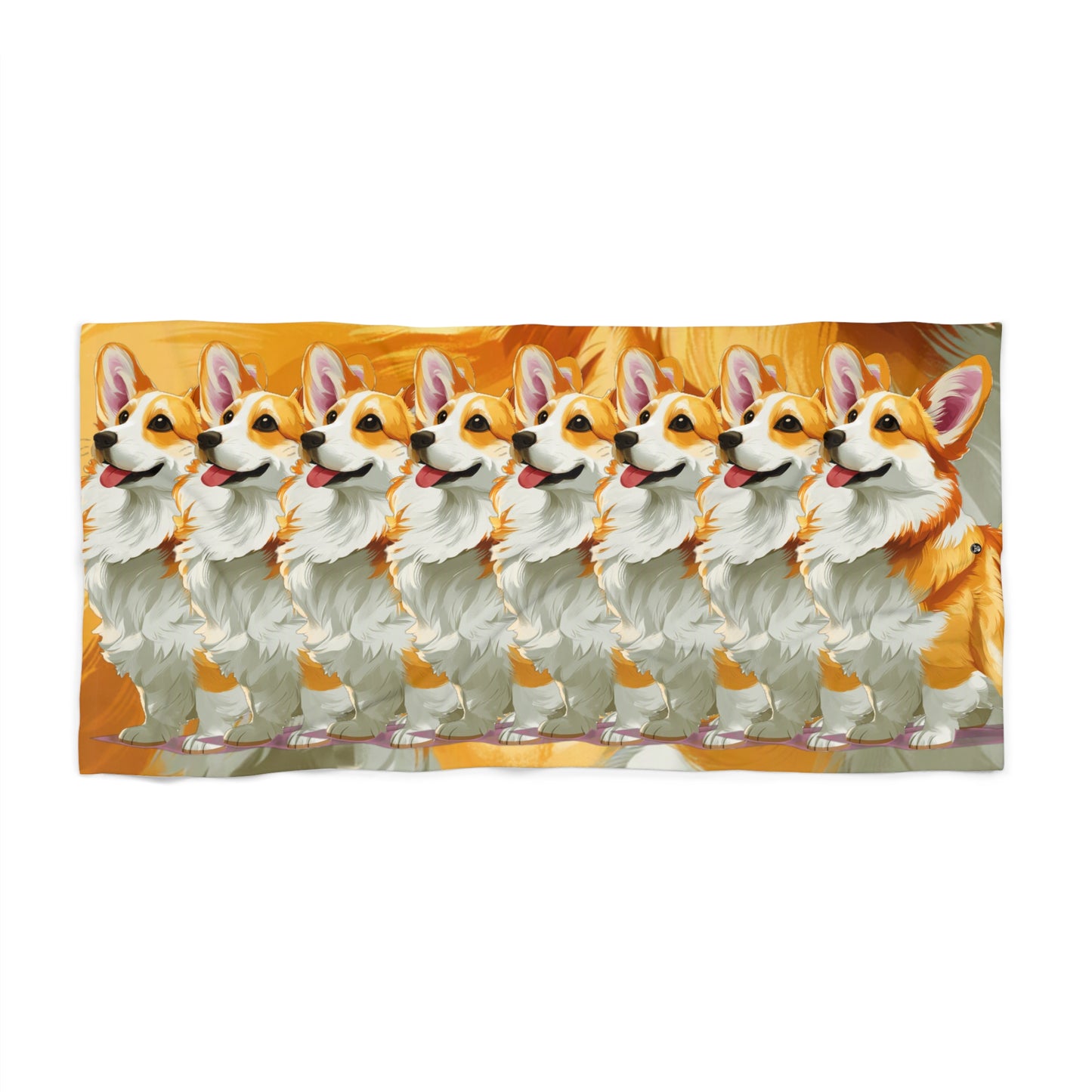 Serviette de plage classique Corgi