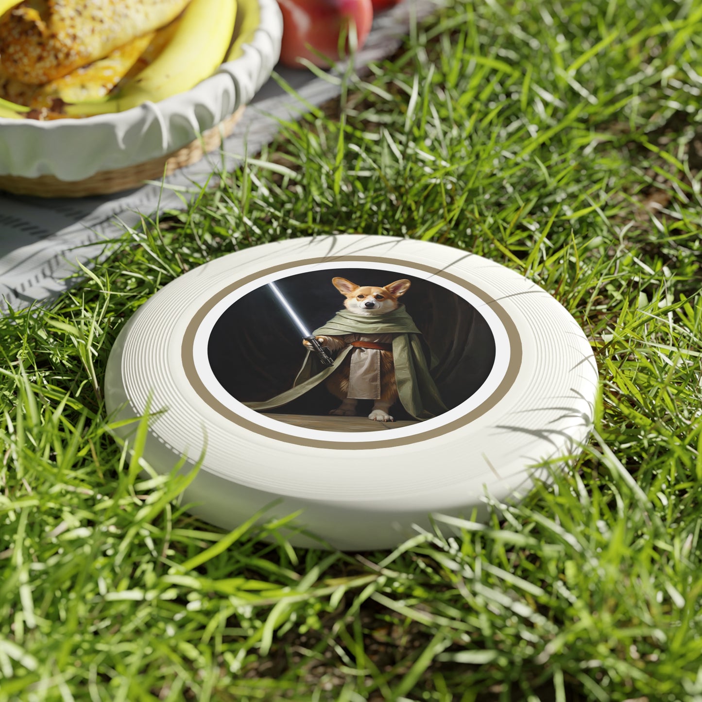 Jedi Corgi - Wham-O Frisbee