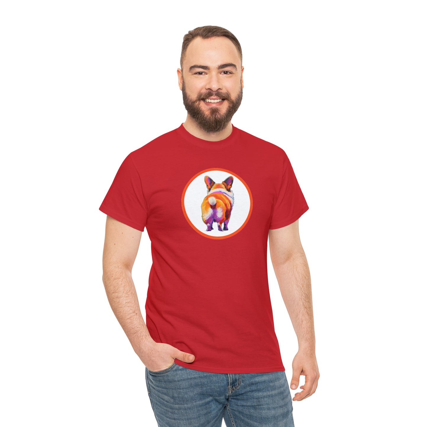 Corgi Butt - Unisex Heavy Cotton Tee