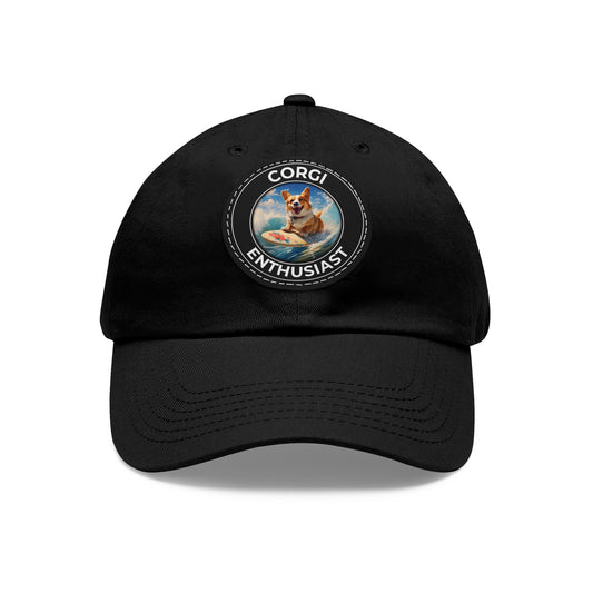 Corgi Enthusiast - Cap with Leather Patch