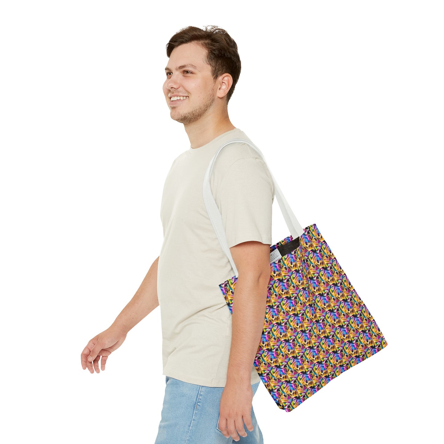 Colorful Corgi Mosaic - Tote Bag