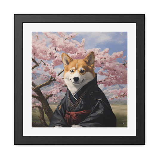 Zendog Framed Print