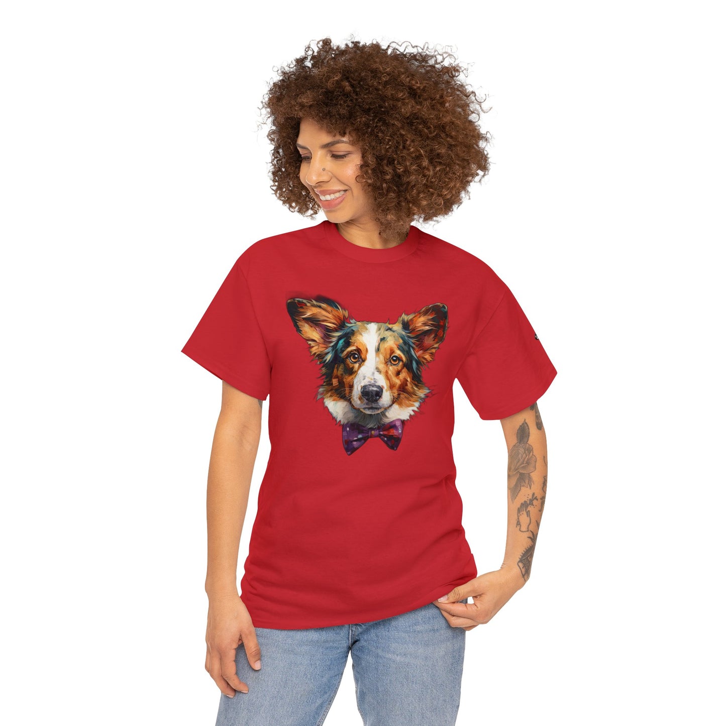 Formal Corgi - Unisex Heavy Cotton Tee