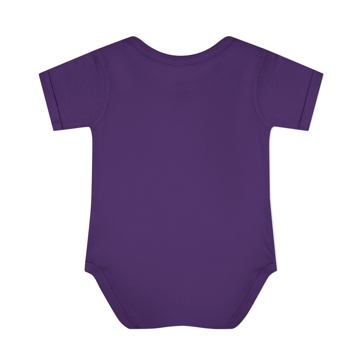 Jolly Jiggling Animated Corgi Purple Infant Bodysuit