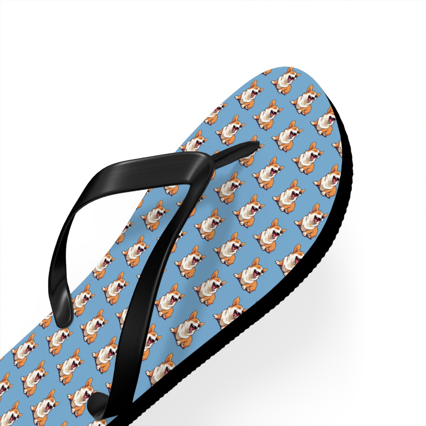 Comical Mosaic Flip-Flops
