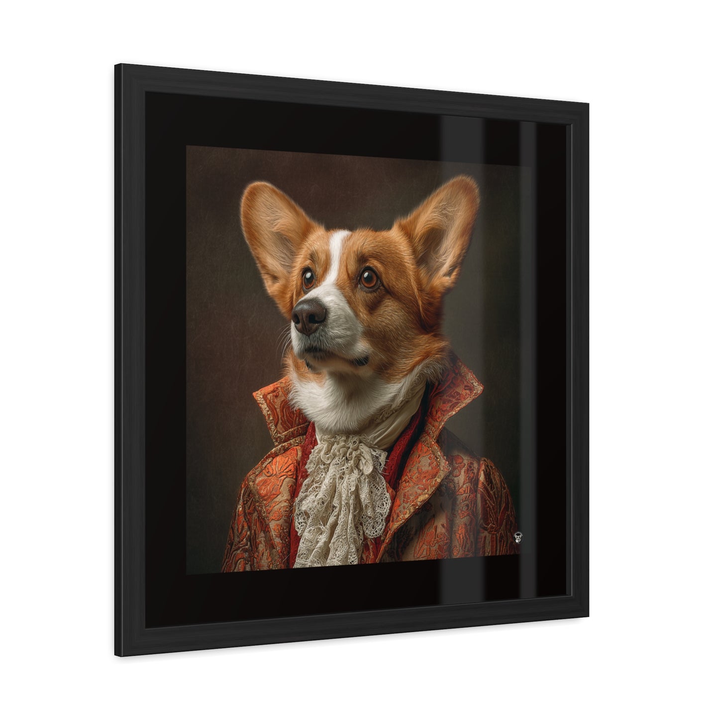 Prince Corgi Framed Print
