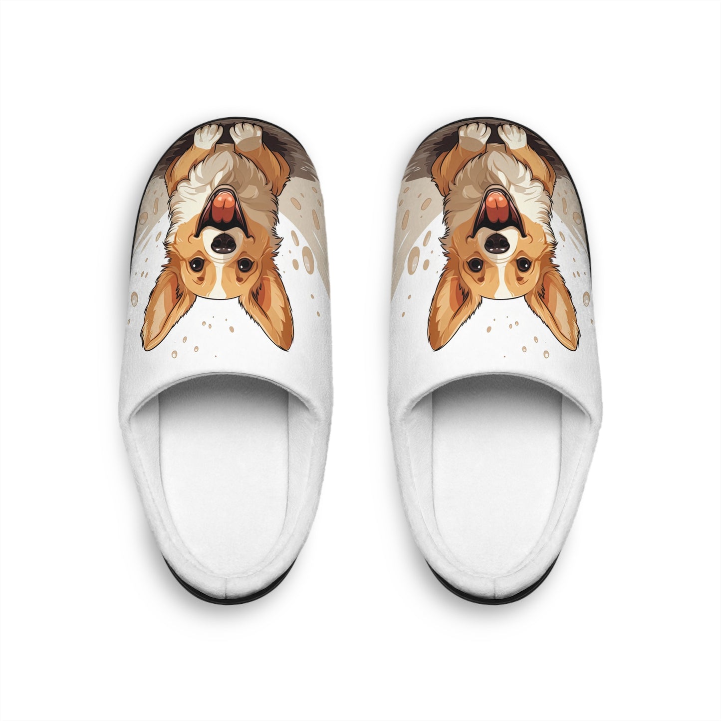 Corgi Cuteness Men's Slippers