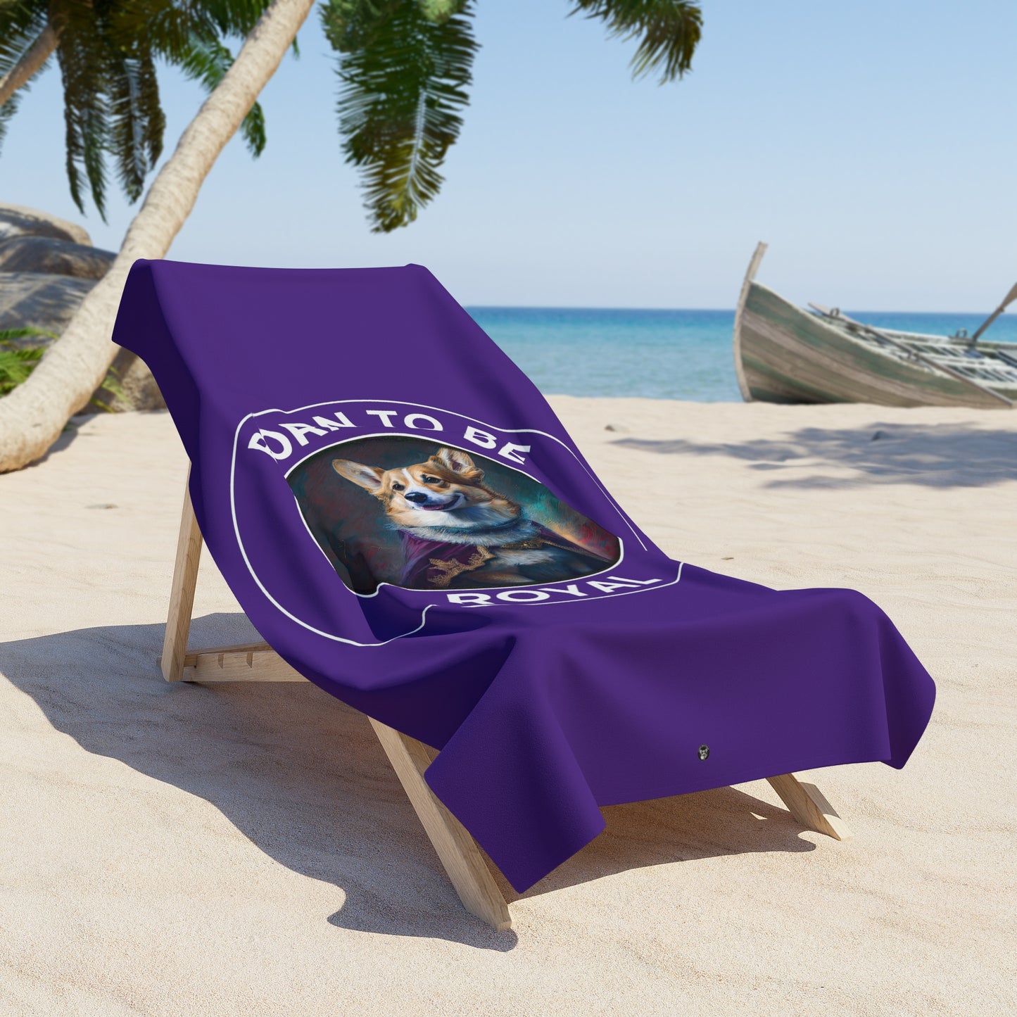 Born To Be Royal - Beach Towel