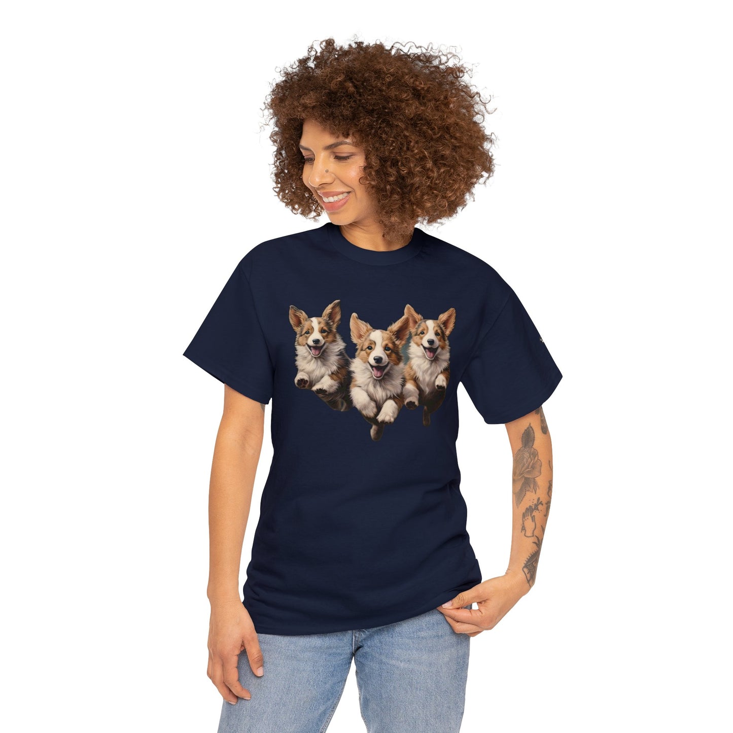 Corgi Enthusiasm - Unisex Heavy Cotton Tee