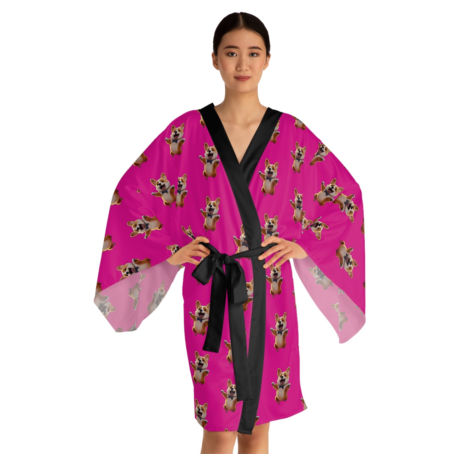 Boogaloo Corgi Kimono Robe