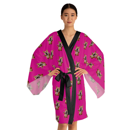 Boogaloo Corgi Kimono Robe