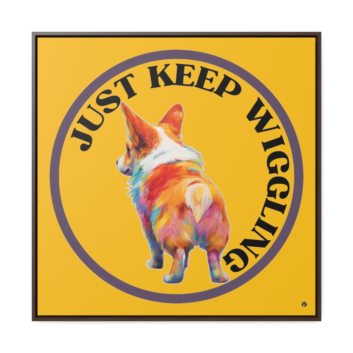 Just Keep Wiggling - Framed on Canvas