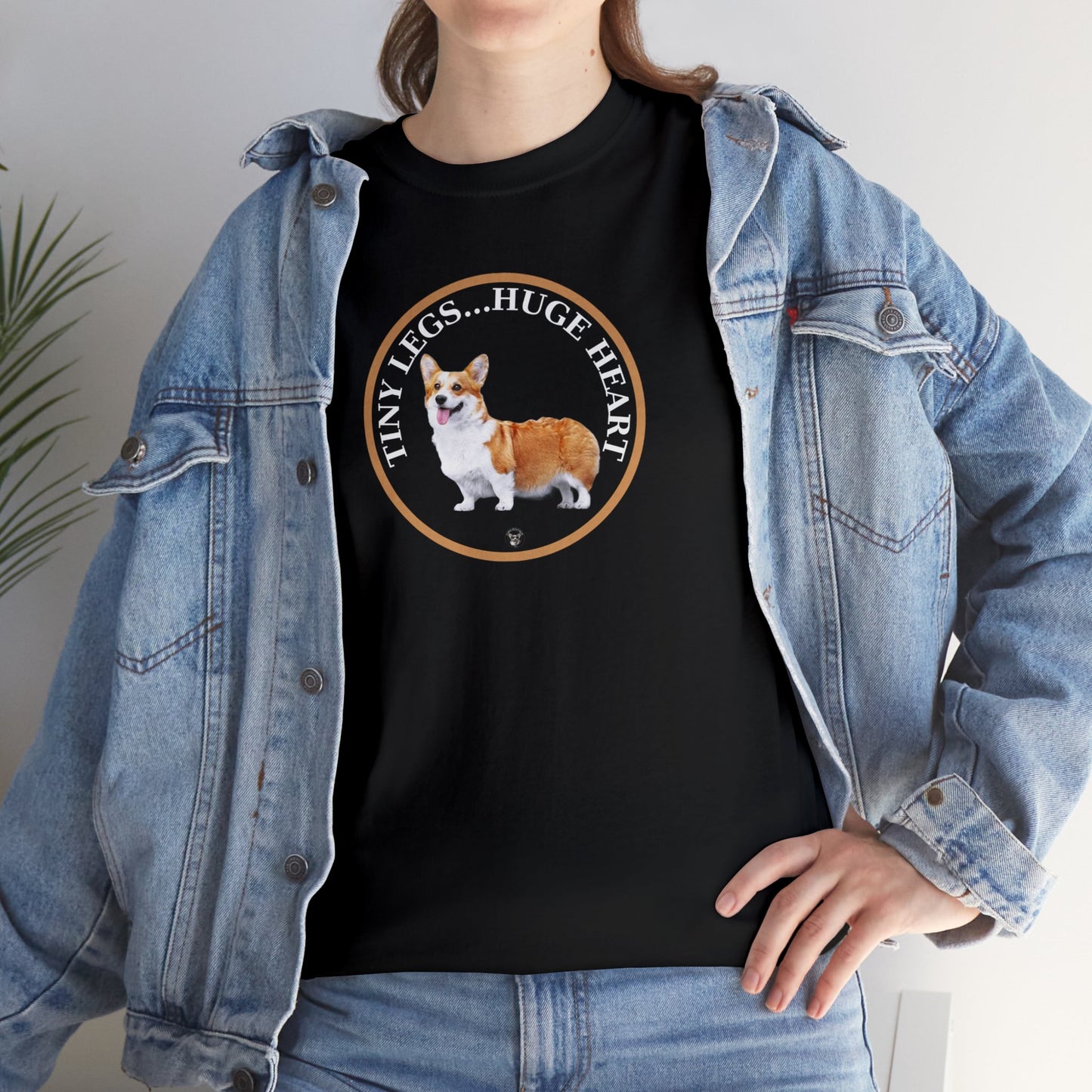 Tiny Legs...Huge Heart - Unisex Heavy Cotton Tee