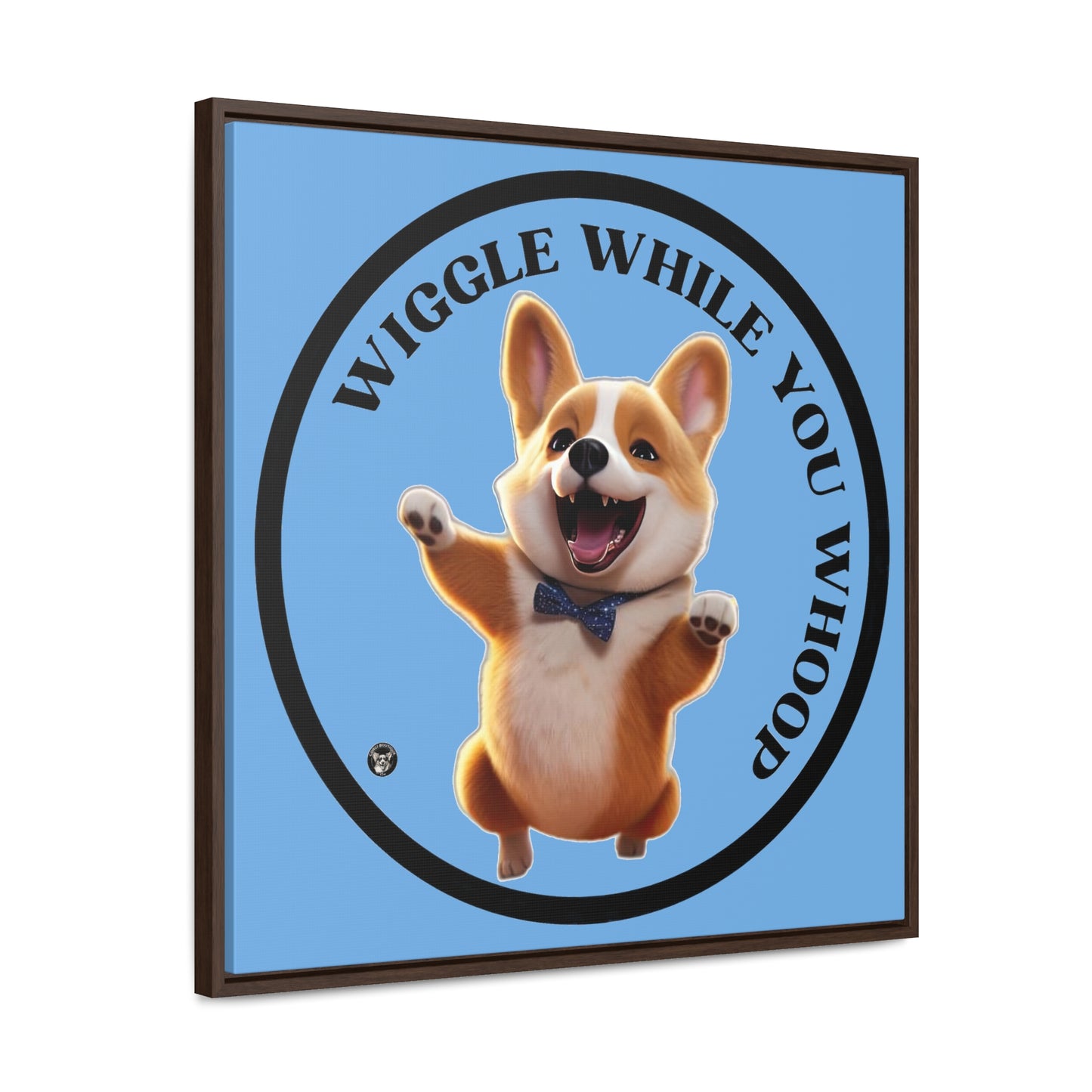 Wiggle While You Whoop - Framed on Canvas