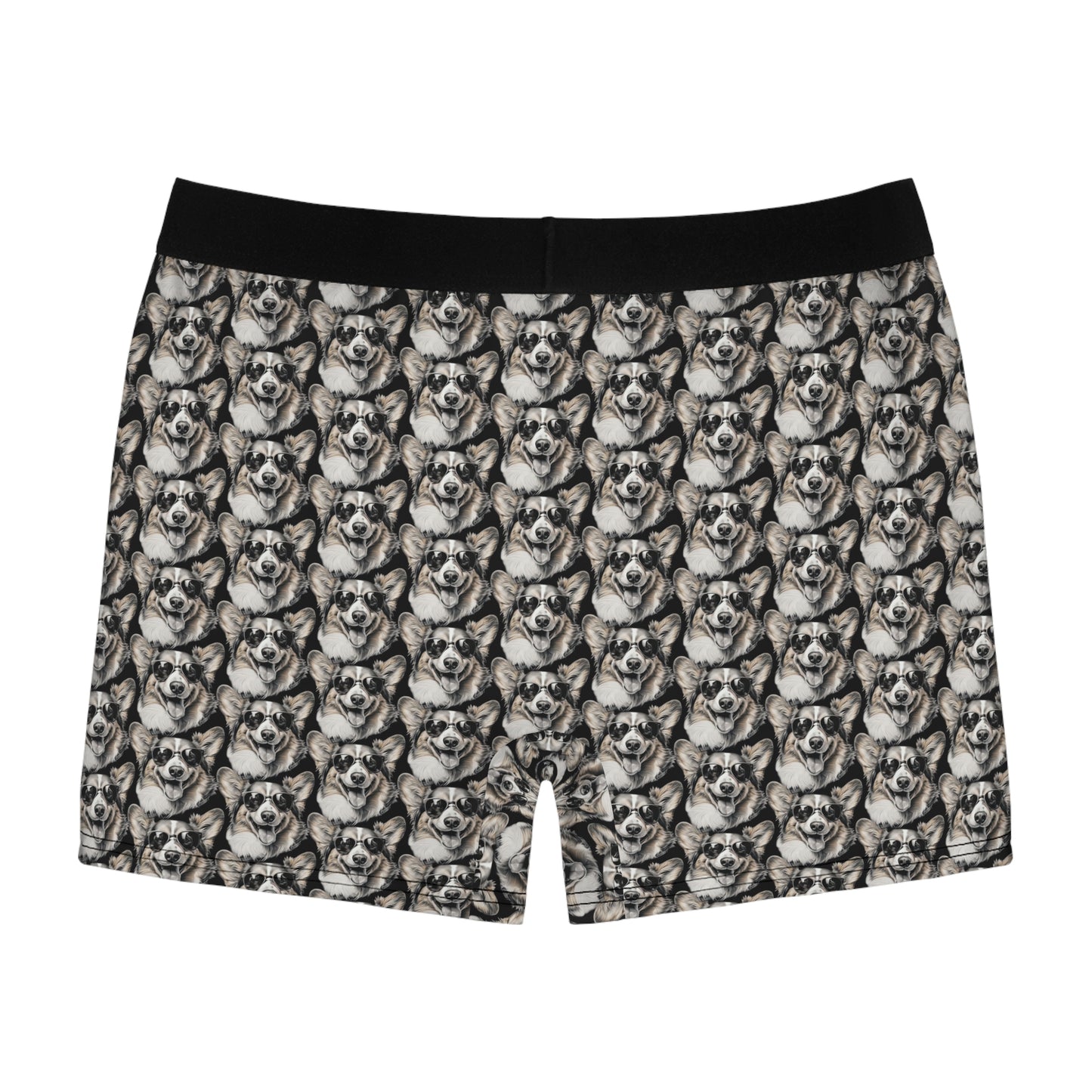 Corgi Cool Mosaic Boxer Briefs