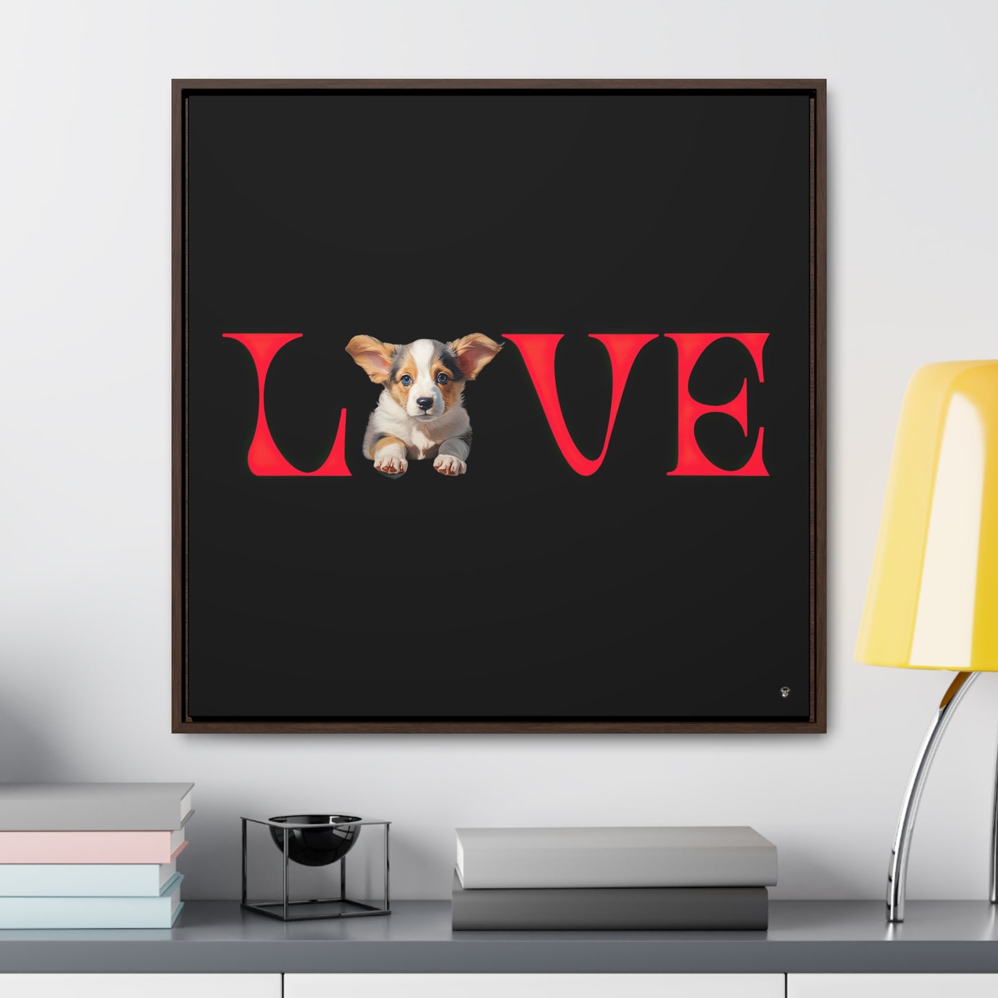 LOVE - Framed on Canvas