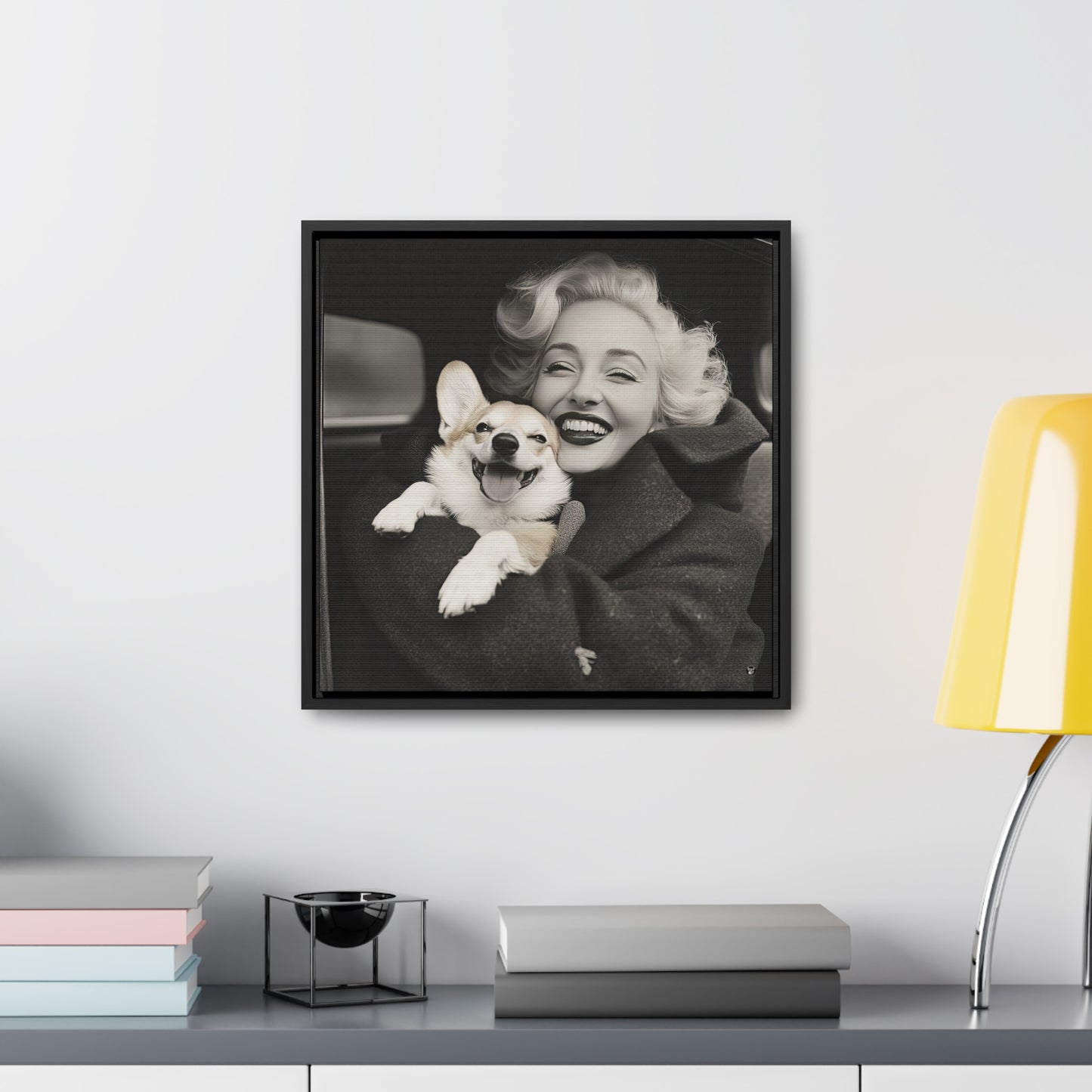 Marilyn's Bestie - Framed on Canvas