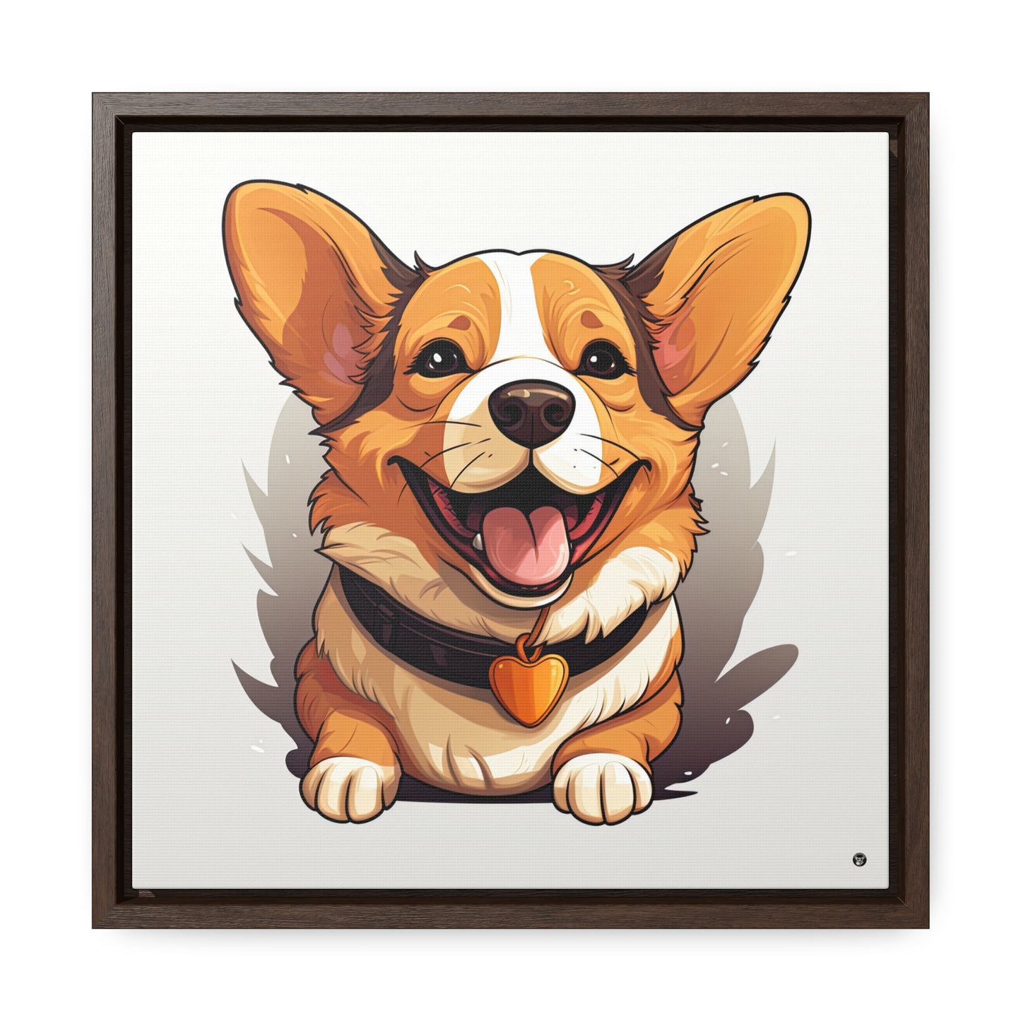 Puppy Love - Framed on Canvas