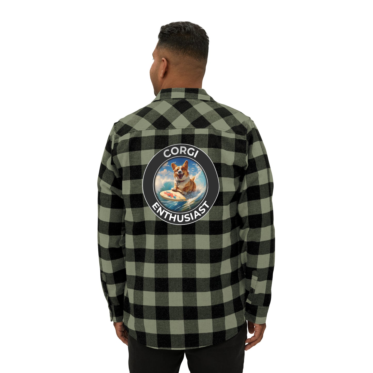 Corgi Enthusiast - Flannel Shirt