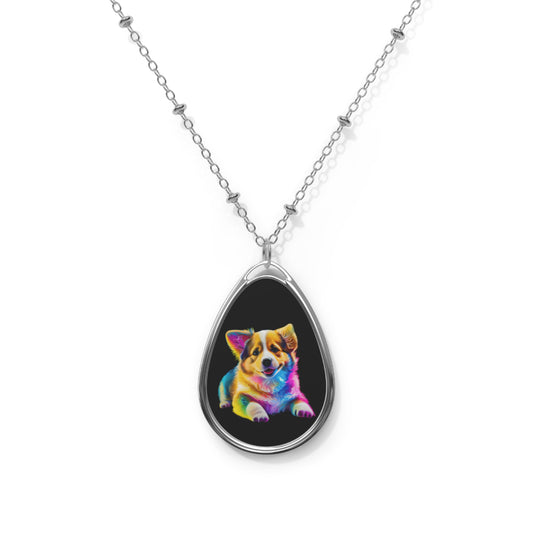 Colorful Corgi - Necklace