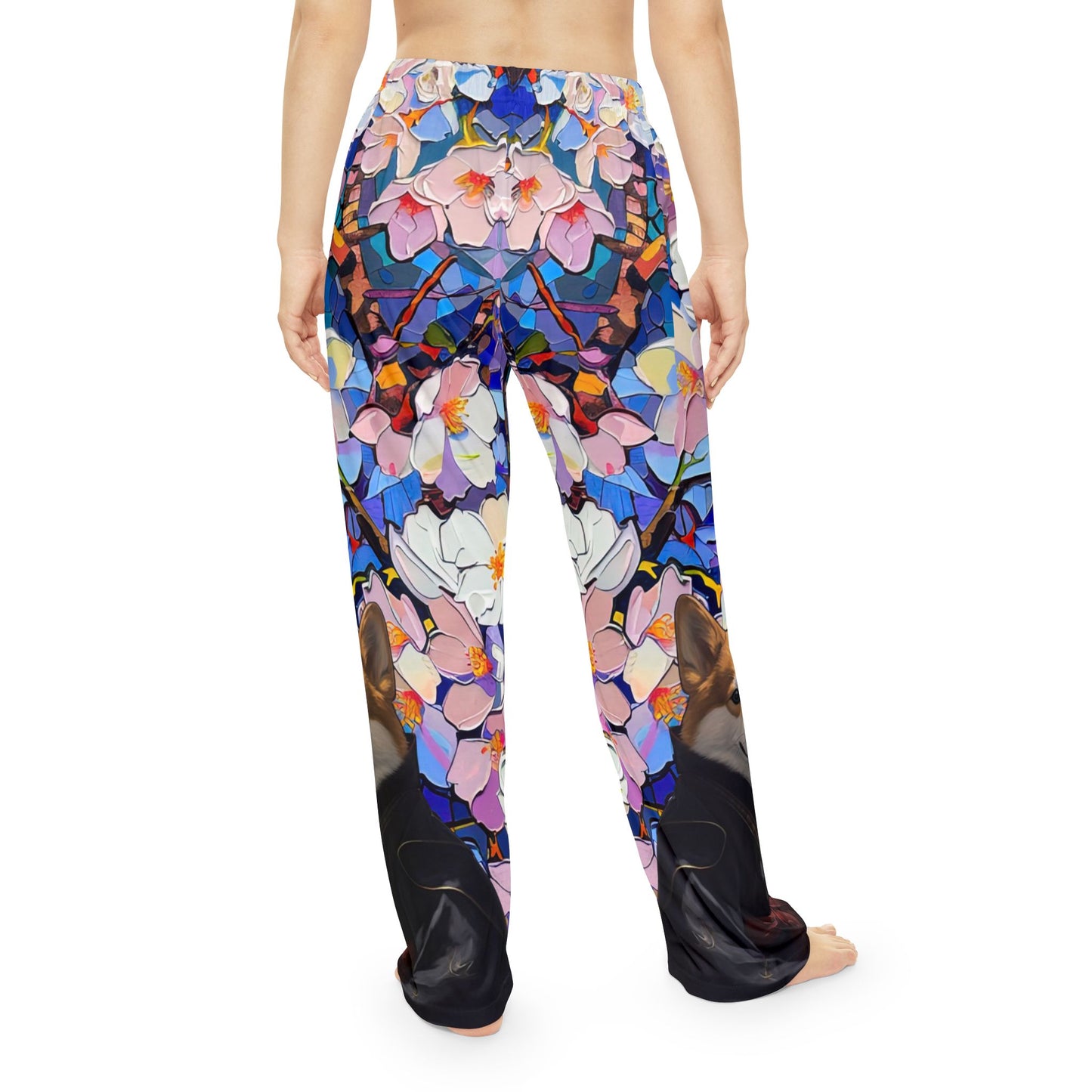 Cherry Blossom Zendog Women's Pajama Pants
