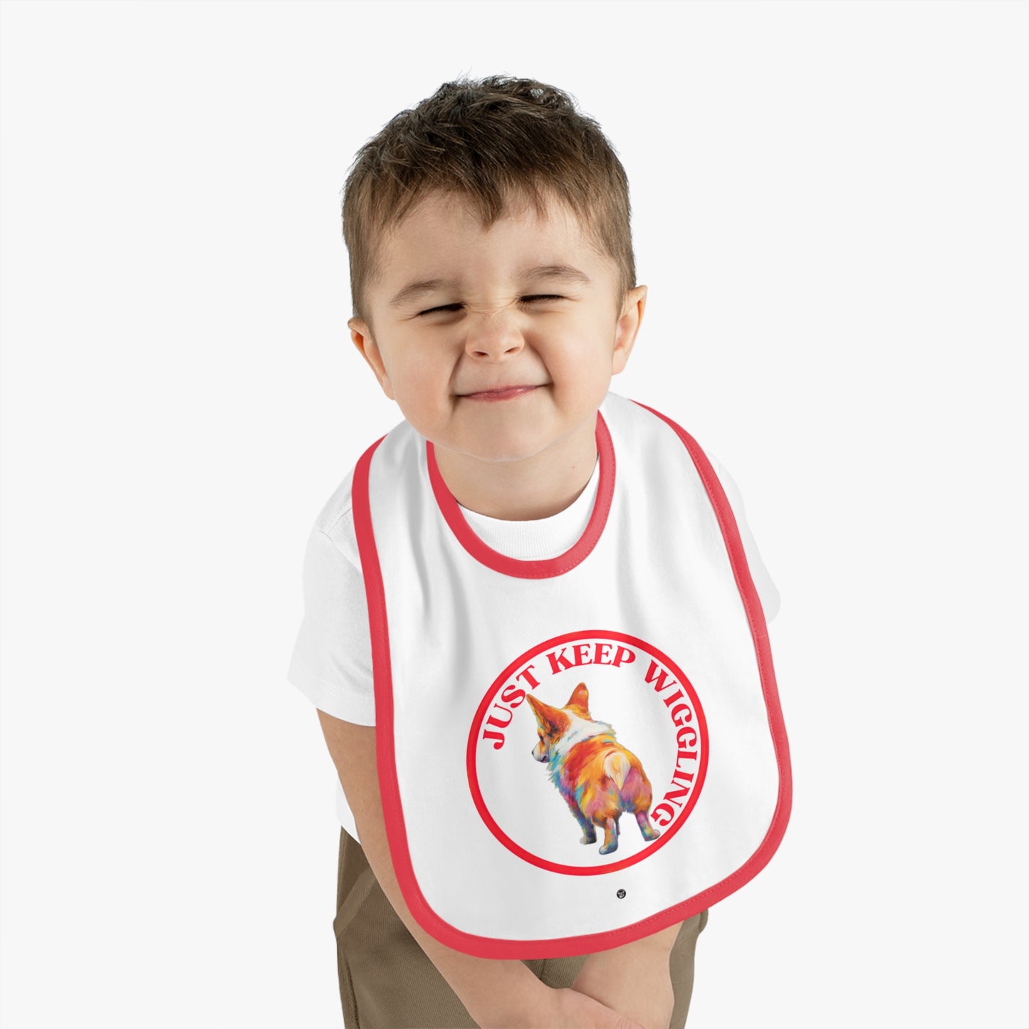 Just Keep Wiggling - Baby Bib