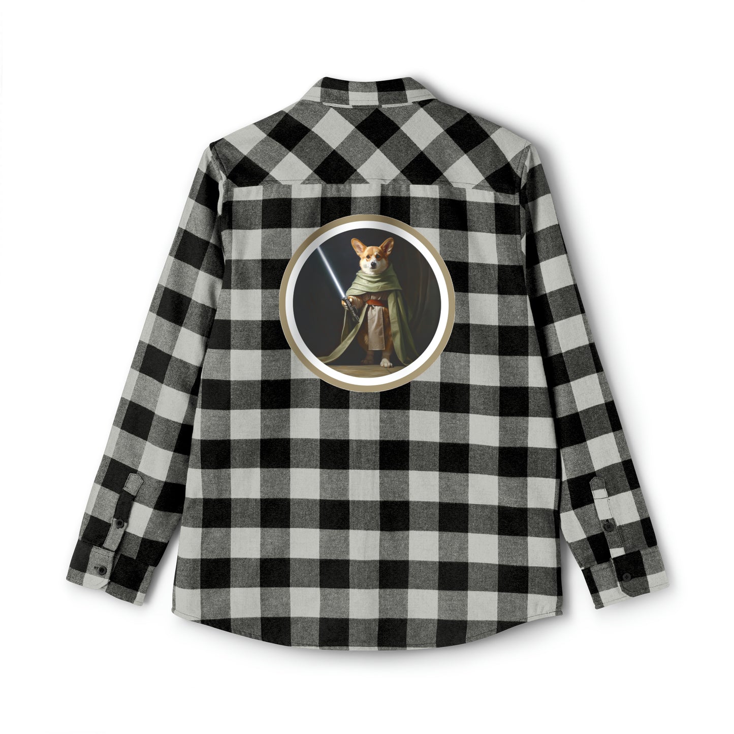 Jedi Corgi - Flannel Shirt