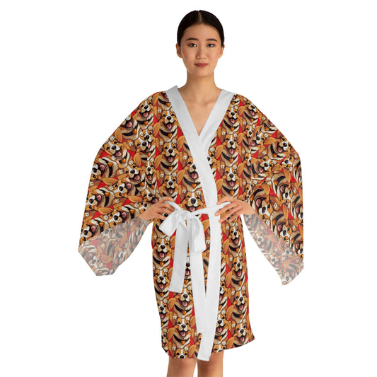 Puppy Love - Kimono Robe