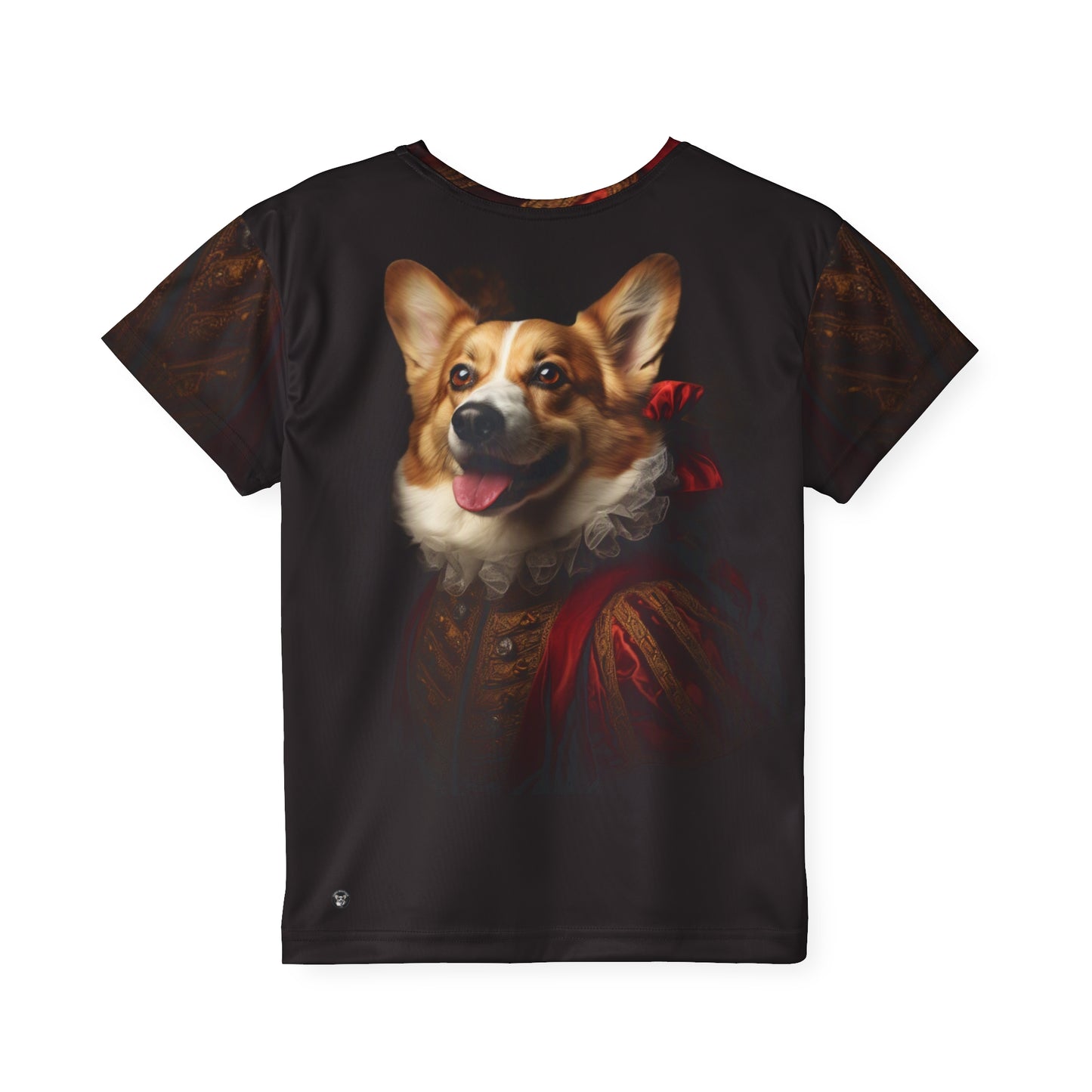 Renaissance Corgi Kid's Sports Tee