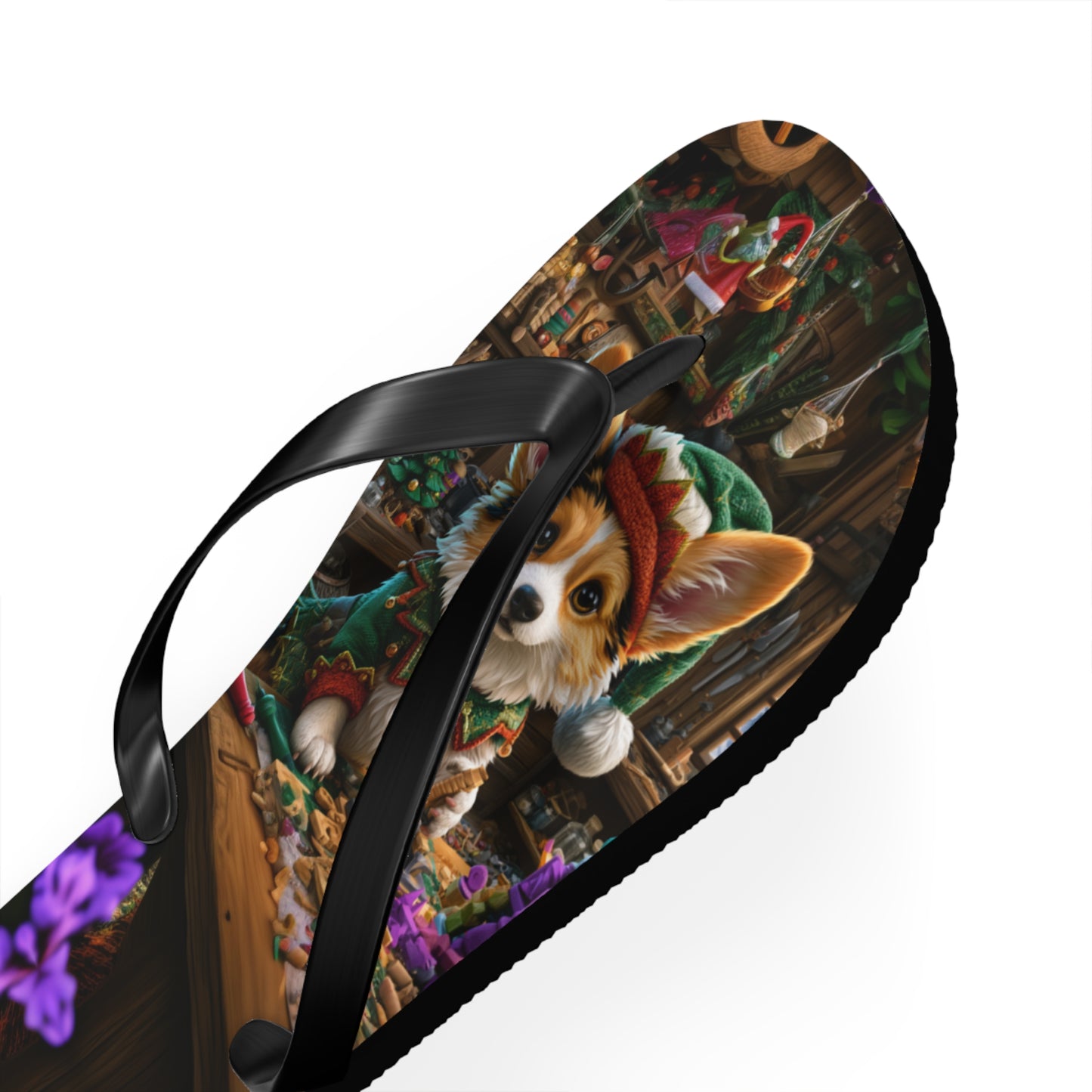 Santa's Little Helper Flip-Flops