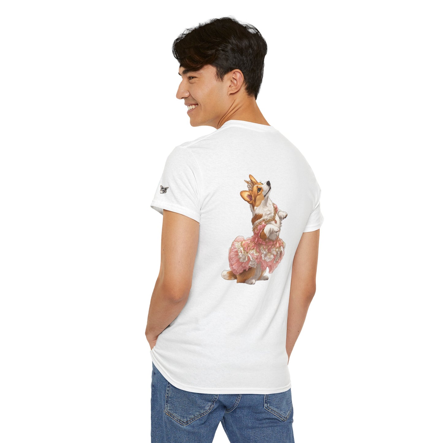 T-shirt Corgi Princesse