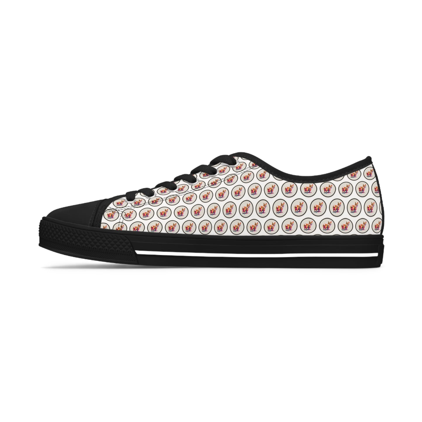 The Observer Mosaic - Women's Low Top Sneakers