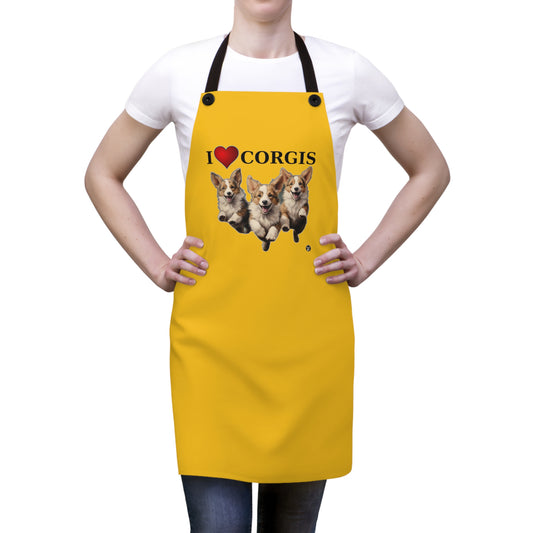 I Heart Corgis - Apron