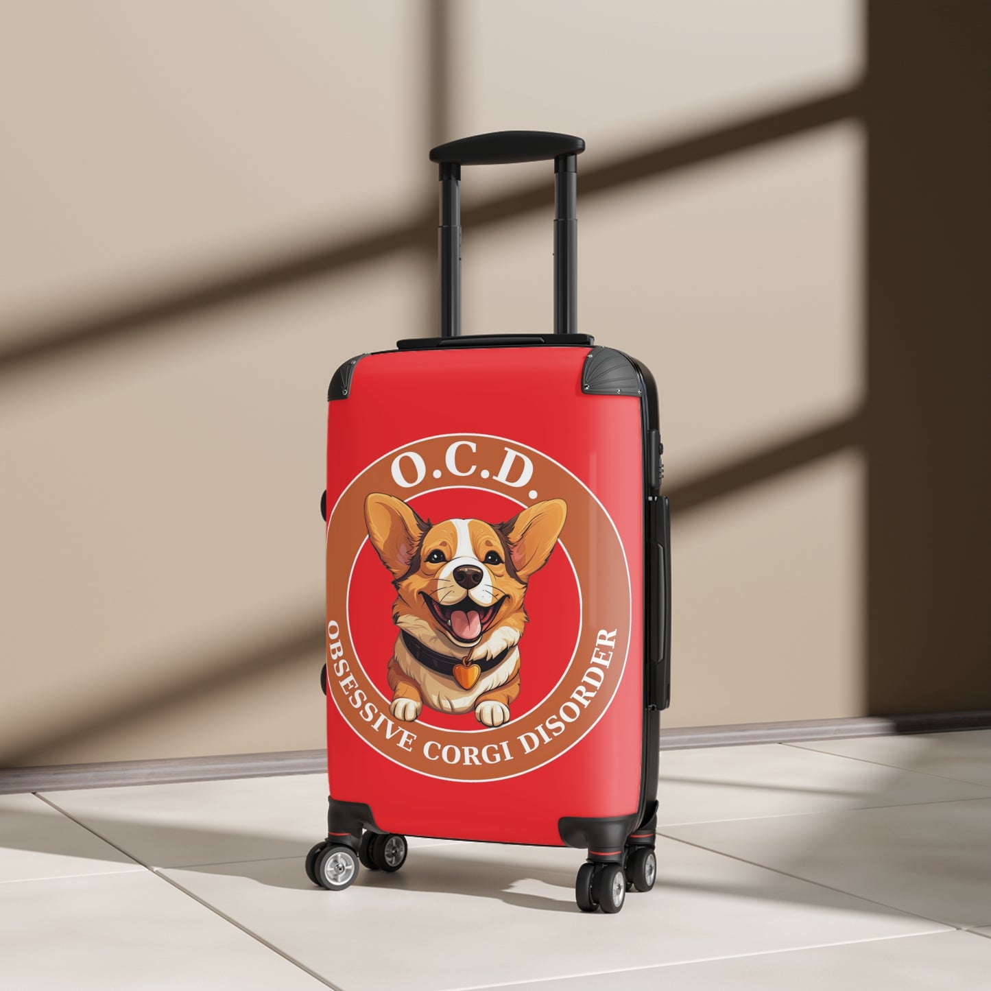 O.C.D. Obsessive Corgi Disorder - Suitcase