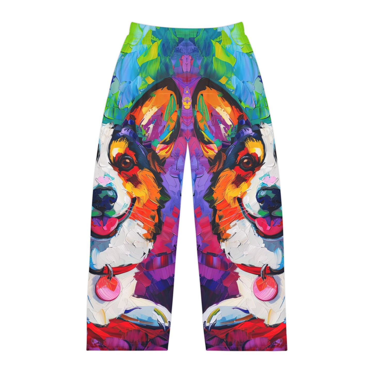 Colorful Corgi Men's Pajama Pants