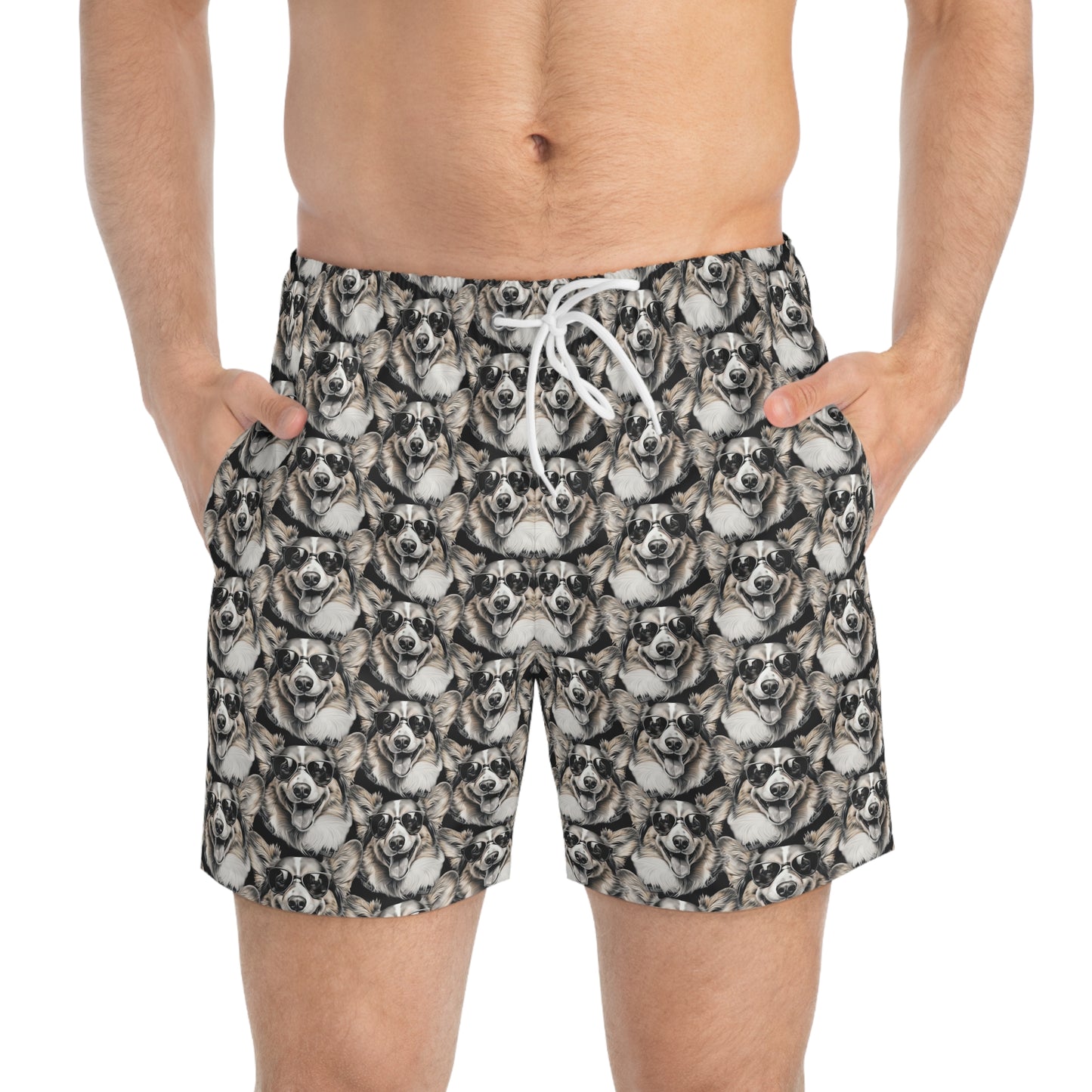 Corgi Cool Swim Trunks